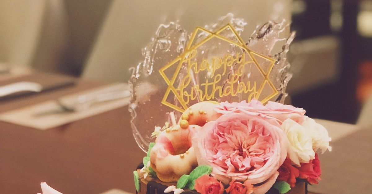 Custom birthday cards for ages 15, 25, 45, and 55.